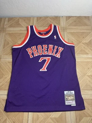 Kevin Johnson Jersey Mens  L Phoenix Suns Mitchell And Ness Swingman Purple - Image 1 of 4