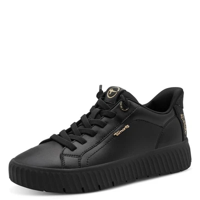 Zapatillas deportivas Tamaris mocasines zapatos bajos Step IN cuero negro 83720 Foto 1 de 4