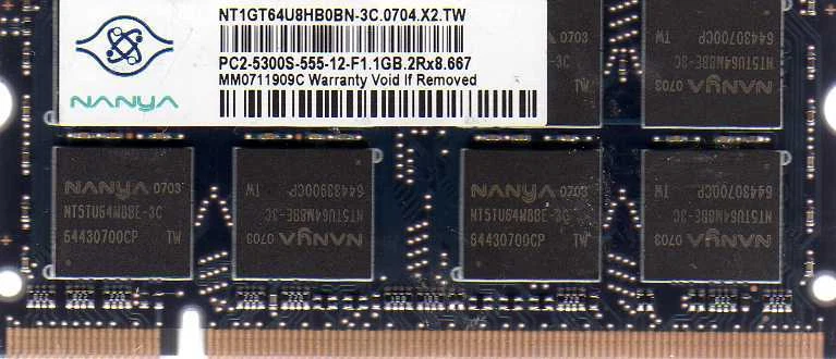 1GB Toshiba Satellite A135-S7403 A135-S7404 A135-S7406 DDR2 Laptop RAM Memory - Image 1 of 1