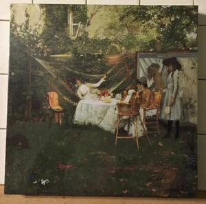 William Chase Fine Art 500 Piece Jigsaw Puzzle "The Open Air Breakfast" SEALED - Picture 1 of 6