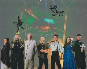 Jeff Wayne Nathan James HAND SIGNED 8x10 Photo Autograph The War of The Worlds - Picture 1 of 2
