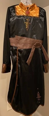 Vestido Disfraz FROZEN Disney Anna Niñas Negro Halloween - Talla 7/8 Mediano  Foto 1 de 4