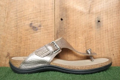 Sandalias de Tanga ECCO 'Passion' Cuero Metálico Dorado EUR 40 | US 9-9.5 Foto 1 de 4