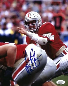 Autogramm Kirk Herbstreit Ohio State Buckeyes 8x10 Foto mit JSA COA - Bild 1 von 1