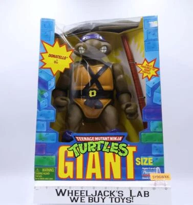 Giant Donatello Teenage Mutant Ninja Turtles 1989 Playmates NEW MISB SEALED - Imagem 1 de 2