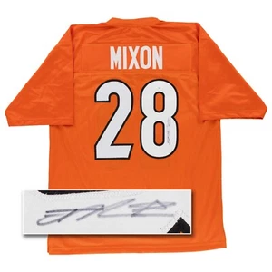 Joe Mixon Signed Jersey (JSA) Cincinnati Bengals Orange Custom Footnall - Picture 1 of 6