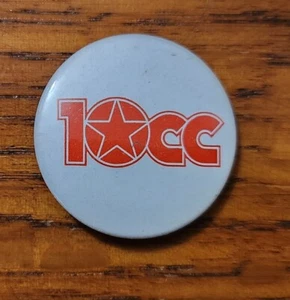 Vintage 70er Jahre 10CC Pin Button Anstecker - Bild 1 von 1