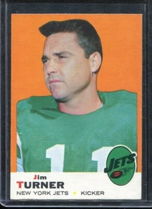 1969 Topps Football # 29 Jim Turner (NM) Near Mint - Picture 1 of 2