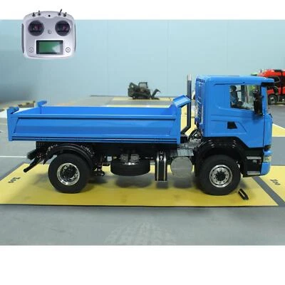 1/14 Metal 4x4 Hydraulic RC Dumper Tipper Lorry Truck Model W/ Cabin Suspension - Image 1 of 4