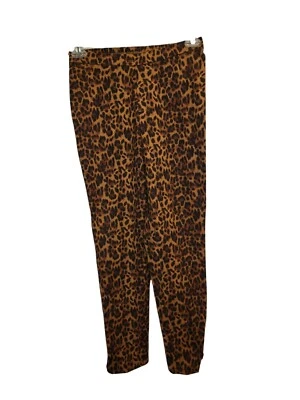 CALÇA ELÁSTICA ISAACMIZRAHI LIVE FEMININA TAMANHO 4 ESTAMPA ANIMAL PULL-ON - Imagem 1 de 4