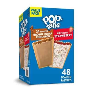 Kellogg's Pop Tarts Strawberry and Brown Sugar Variety Pack, 48 ct. - Picture 1 of 1