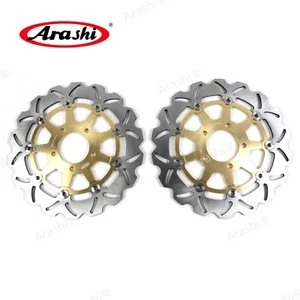 Disques de frein avant Arashi pour Suzuki GSX-R 600 750 2004 2005 K4 K5 GSXR750 - Imagen 1 de 6
