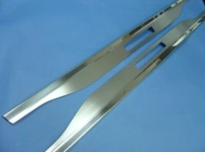 Chrome Stainless Steel LED Light 2-Door Sill Set For Mercedes Benz R129 SL-CLASS - Foto 1 di 8