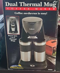 Salton Dual Thermal Mug Coffee Maker - open box - new - Picture 1 of 7
