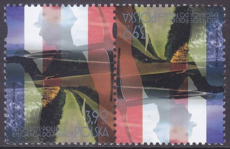 Poland New Issue 2023-09-29 (TB) Polish Emigration to France - Image 1 of 1