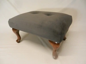 Grand Queen Anne Stool 22" x 16" x 14.5" High - Picture 1 of 19