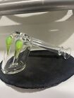 Augyglass/sidecar Bubbler/ With Slime Color