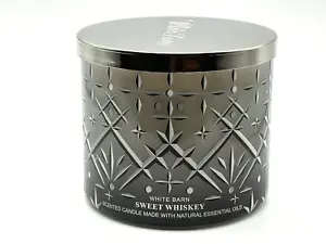 NEW 1 BATH & BODY WORKS SWEET WHISKEY LARGE SCENTED 3-WICK 14.5 OZ JAR CANDLE - Picture 1 of 4