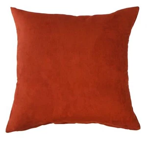 THE WELL DRESSED BED Marrakech Paprika MICROSUEDE Accent Pillow Cover 20x20 - Picture 1 of 4