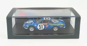 ALPINE A110 #51 24 H LE MANS 1968 COLLOMB LACARREAU SPARK S6103 1/43 RENAULT - Imagen 1 de 5