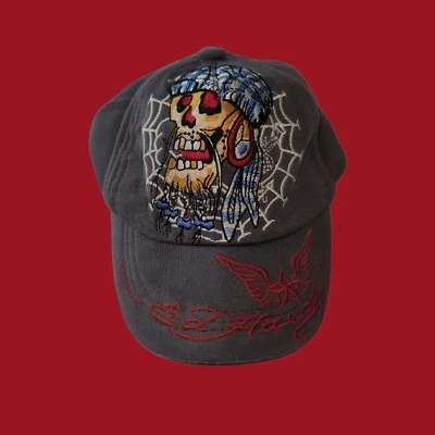 Ed Hardy Embroidered Skull Kids Cap | 2 - 4 Yrs, L - Image 1 of 4