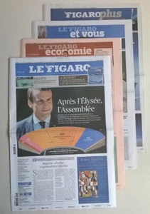 LE FIGARO N°22 661 du 19/06/2017 - Législat. 2ndT: Macron maj. absolue/ Bourget - Picture 1 of 12