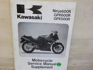 KAWASAKI 1988 1989 1990 1991 250HS,ELIMINATOR 250 SERVICE MANUALSUPPLEMENT K218 - Picture 1 of 3