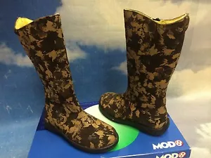 France tMOD8 Niñas Botas con Cremallera de Cuero Talla 26, 27/Niño Pequeño Talla 9,5 a 10,5 - Imagen 1 de 4