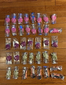 VINTAGE Fruity Pebbles Cereal Flintstones Dinosaur Figure Premium Lot 90s - Picture 1 of 9