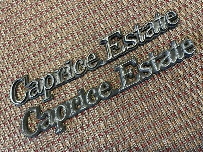 Juego de insignias emblema guardabarros vintage Chevy Chevrolet Caprice Estate (01-16) Foto 1 de 4