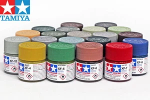 Peinture acrylique couleur plate Tamiya 81701-81793 XF-1-XF-93 (10 ml) plusieurs options - Photo 1 sur 75