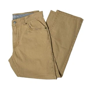 G.H. Bass & Co. Pocket Groundwork Canvas Pant Tan Men's Size 34X29 - Picture 1 of 16