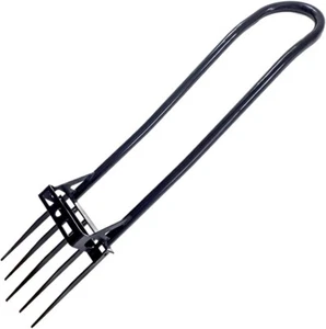 Broadfork Forche Larghe 5 Tempi per Giardinaggio Forca da Giardino Resistente per Giardinaggio C - Foto 1 di 24