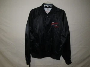 Vintage XL Chevrolet Heartbeat America Camaro Embroidered Satin Bomber Jacket - Picture 1 of 8