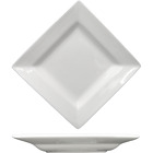 ITI - Elite™ Porcelain BW Deep Square Plate 9-7/8" 1 DZ Per Pack