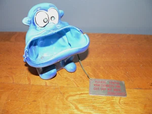 Vintage Kreiss & Co. Psycho Ceramics Blue Big Mouth Figure Ashtray Trinket Dish - Picture 1 of 7