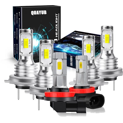 Para Mercedes Benz E350 B200 2008 2009 2010 - 6x Faros LED + Faros Antiniebla Foto 1 de 4