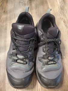 Salomon Vaya Shoes Womens 9 Green Trail Running Hiking Low Top Contagrip - Picture 1 of 8