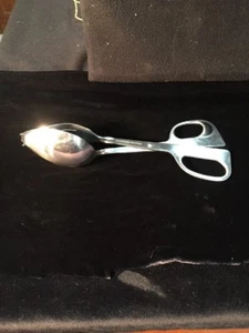 SERVIERZANGE 18/8 Edelstahl Gabel & Löffel Schere Typ Zange Salat 10,25" - Bild 1 von 9