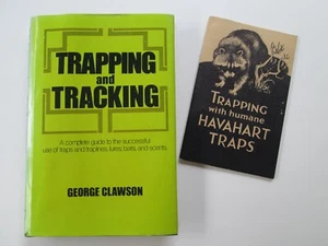 TRAPPING & TRACKING by G.Clawson + TRAPPING w/ HAVAHART Traps - Picture 1 of 8