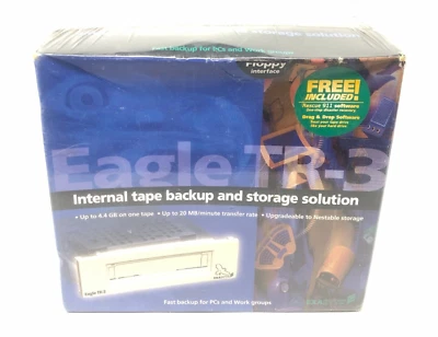 EXABYTE EAGLE TR-3 Floppy Interface Internal Tape Backup Factory Sealed NOS VTG - Image 1 of 4