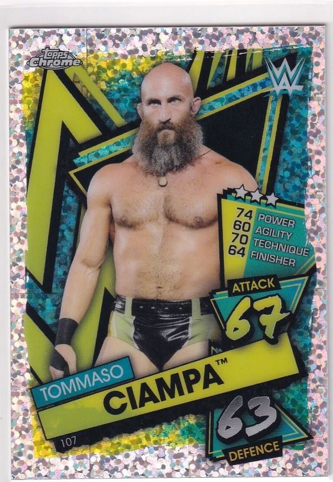 2021 Topps WWE Slam Attax Speckle Refractor #107 Tommaso Ciampa - Image 1 of 1