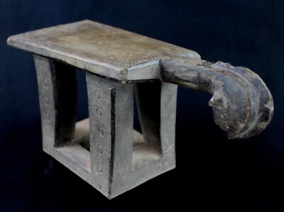 Art Africain Afrique - African Stool - Tabouret Mossi Ancien & Usuel - 36 Cms ++ - Photo 1/4