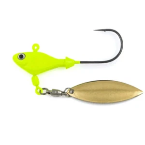 Original Fish Head Spin Underspin - 3/4 oz. Chartreuse - Picture 1 of 1