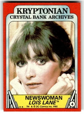 1980 Topps Superman II Card #4 Newswoman Lois Lane - Image 1 of 4