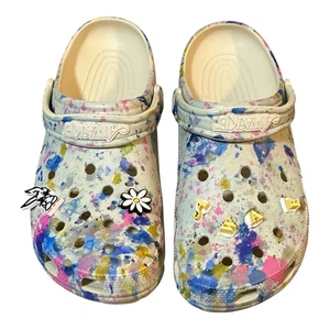 Crocs x Awake NY Classic Clog Clogs Paint Drip Men 12 US 46 EU New 207943-90H - Picture 1 of 8