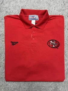 San Francisco 49ers Shirt Mens 2XL NFL Football Polo Pro Line Authentic Reebok - Picture 1 of 11