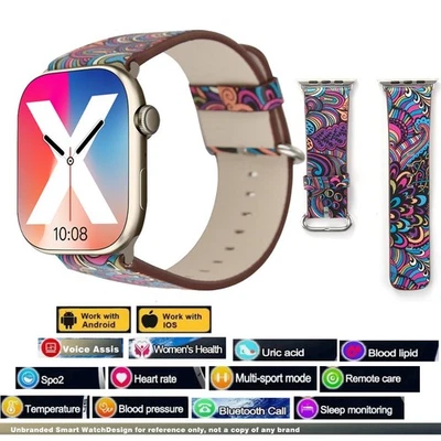 2025 Smart Watch For Men/Women, Waterproof Smartwatch Bluetooth Android and IOS - Image 1 of 4