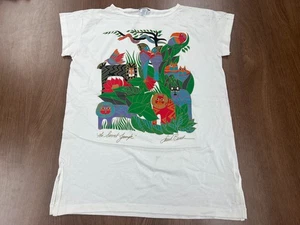 VINTAGE LAUREL BURCH DAMEN SHIRT ONE SIZE THE SECRET JUNGLE ART 90ER USA NOS - Bild 1 von 10