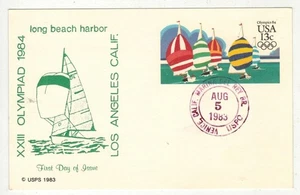 OLYMPIC YACHTING SAILING UX100 SCARCE GEO TURNER UNOFF VENICE MARINA DEL RAY BR. - Picture 1 of 1